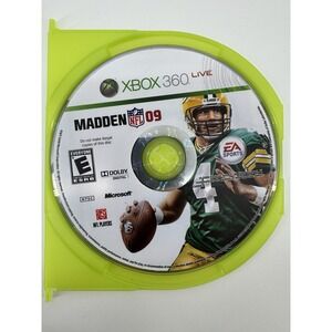 Madden NFL 09 Microsoft Xbox 360 EA Sports CIB